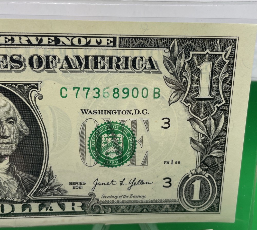 "INSUFFICIENT INK ERROR" MISSING 6’s + “OVER INK ERROR” 3’s UNCIRCULATED BEP 🧱