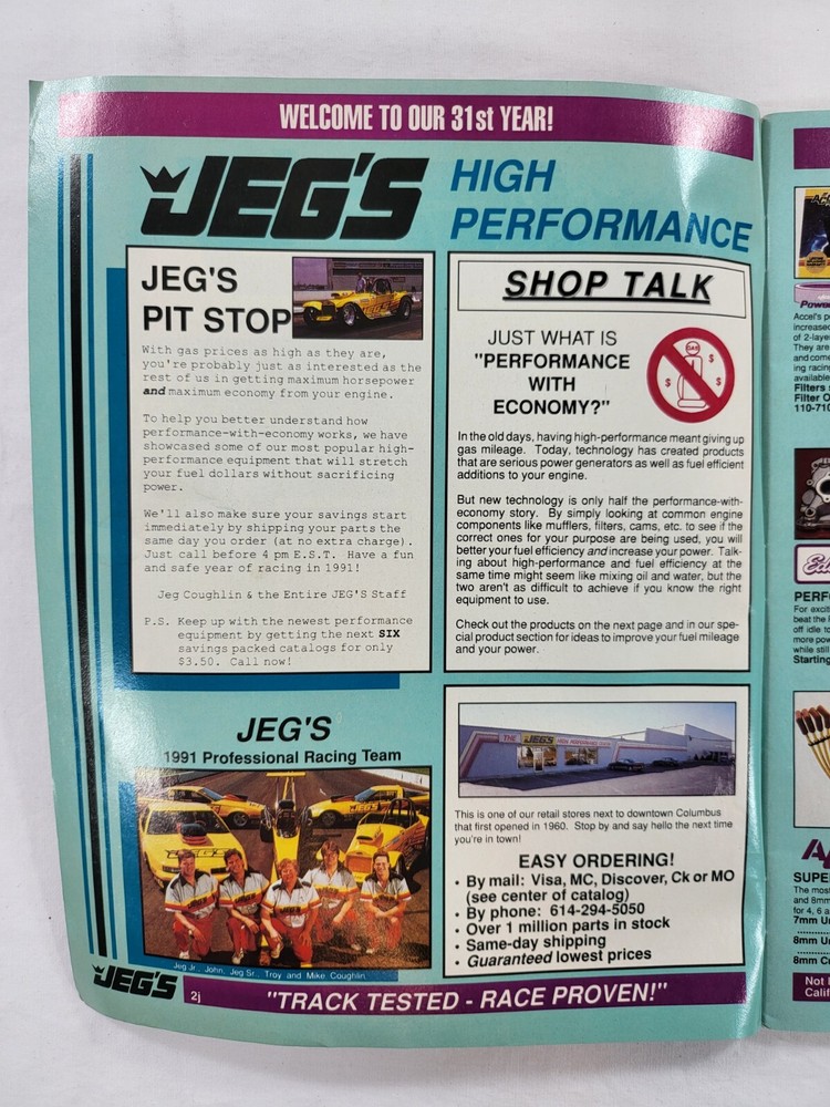 1991 JEG'S Spring High Performance Automotive Catalog - Genuine