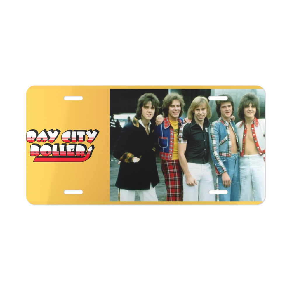 Bay City Rollers License Plate