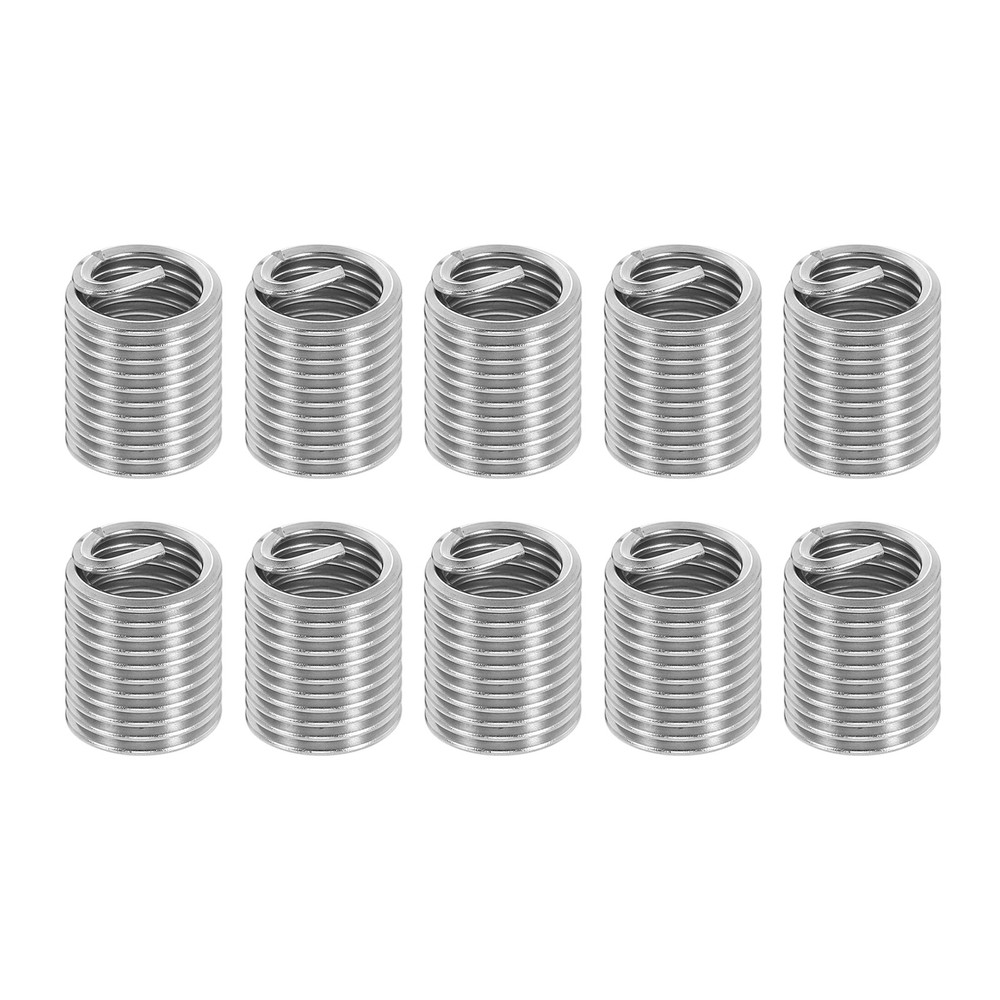 10pcs Wire Thread Inserts 1/2-13 UNC 2D 25.4mm Helical Threaded Sleeve