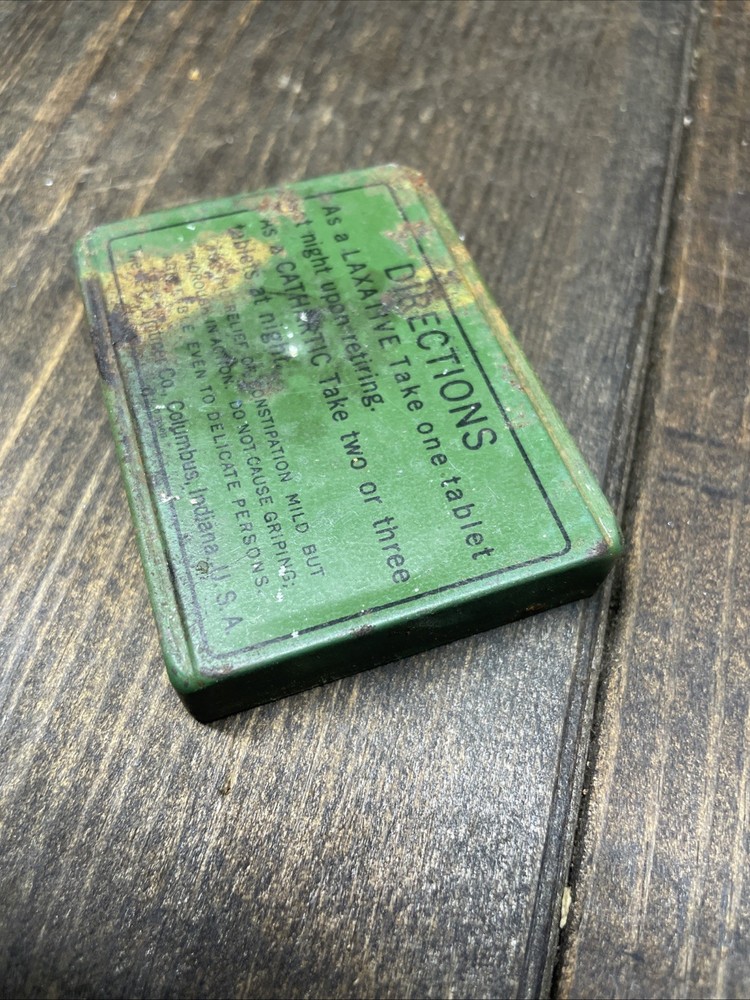 Vintage Original Tonolax Tin Laxative