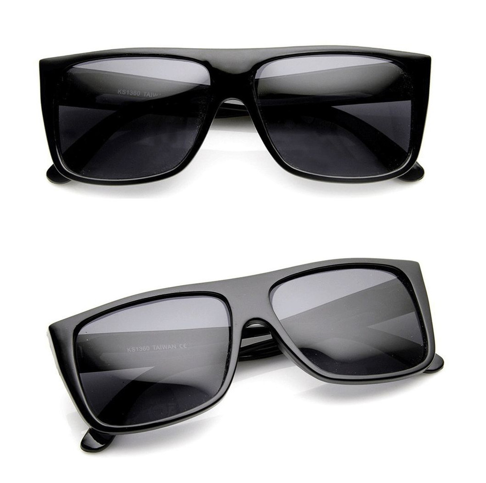 80's Retro Classic Old School Eazy E. Hardcore Flat Top Sunglasses
