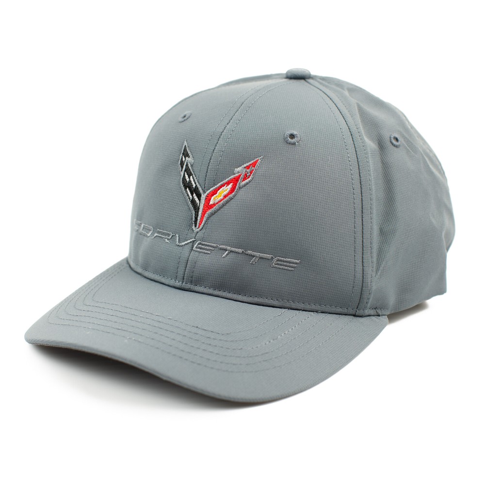 Chevrolet Corvette C8 Performance Hat Charcoal Grey Hat - Ships in a Box