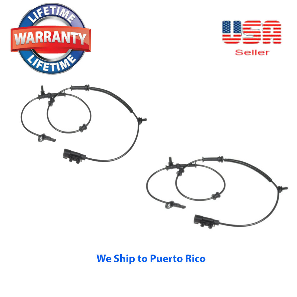 2 Kit ABS Wheel Speed Sensor Front Left & Right Fit: Dodge Durango 2011-2013