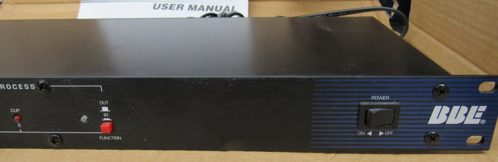 BBE 362 Sonic Maximizer Rack Mount Professional Sound Processor NEW OPEN BOX