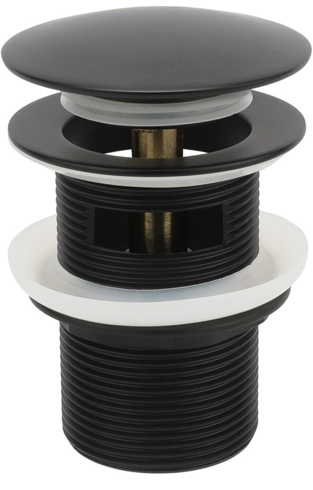 Freestanding Bathtub Drain Stopper Compatible With Drain Rough-in Kit