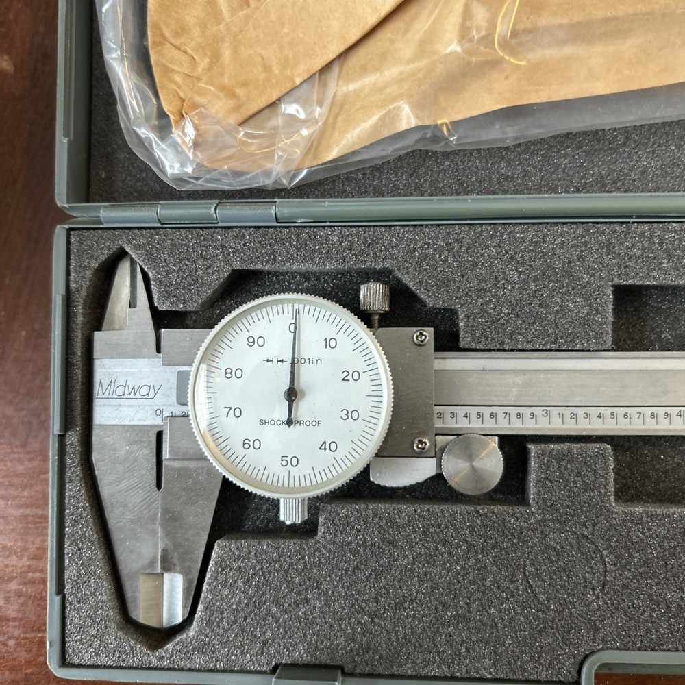 Midway 6” Dial Caliper-(G488467) Excellent in case Reloading