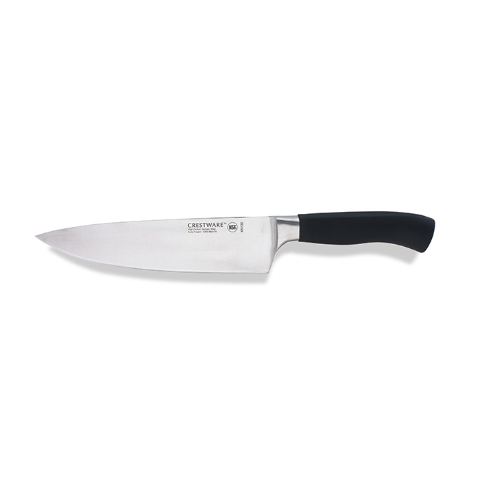 Elite Pro 8" Cooks Knife, Black Handle