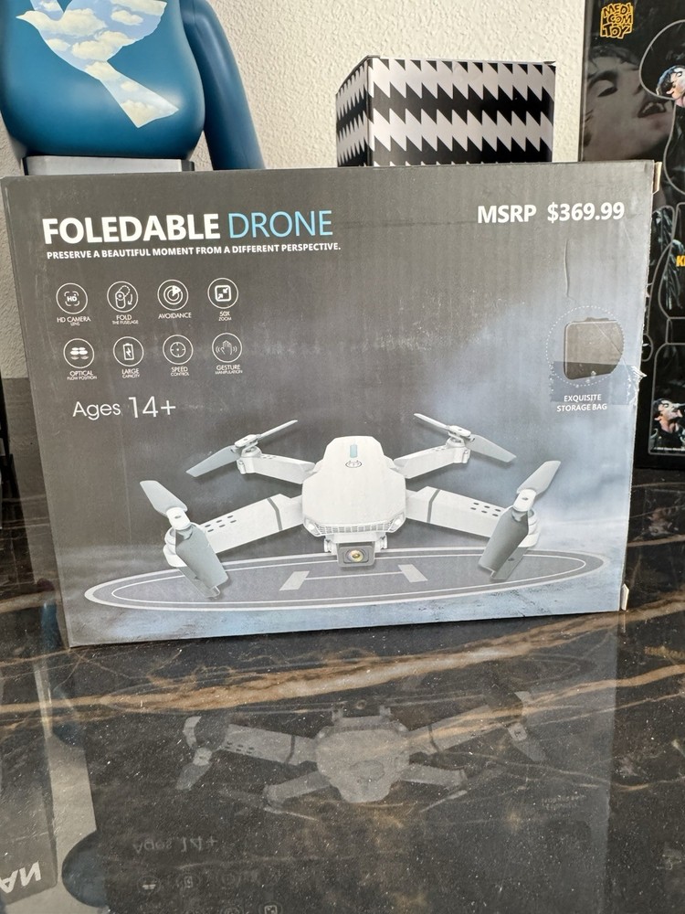 Foldable Quadcopter Drone E88 HD Camera 50X Zoom Obstacle Avoidance
