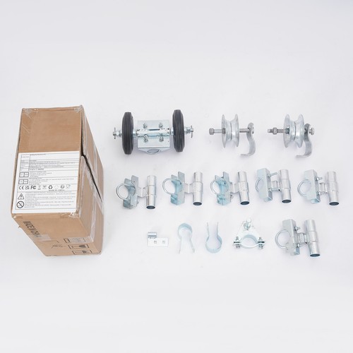 Rolling Gate Hardware Kit, Heavy Duty Sliding Gate Rollers Wheels Kit