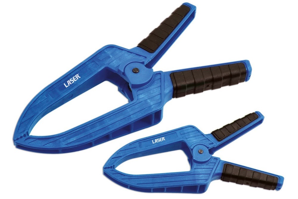 Laser Tools 9245 Composite Plastic Spring-Loaded Clamp Set - 4pc