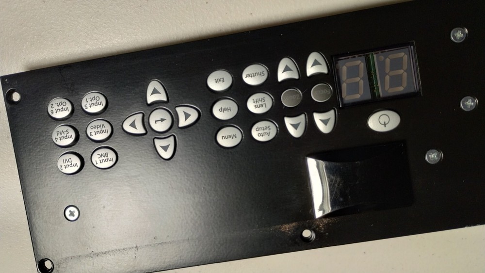 Christie DW8K DW5K Control Panel Projector 100358 2 1