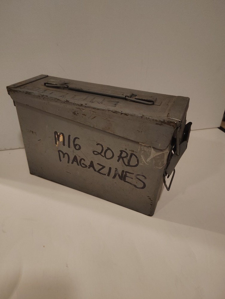 Vintage Ammo Can Box Military Surplus Grade 2