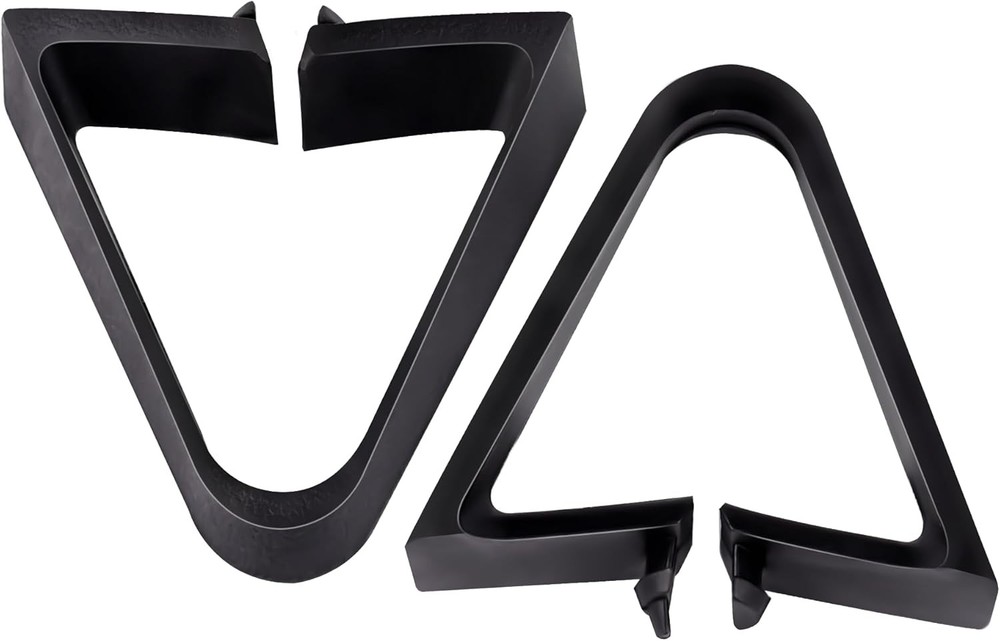 2x 9737575 Triangular Seat Belt Guide Rail For 1977-1981 Camaro and Firebird