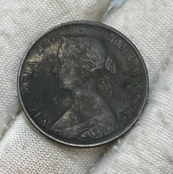 1861 Nova Scotia One Cent Coin
