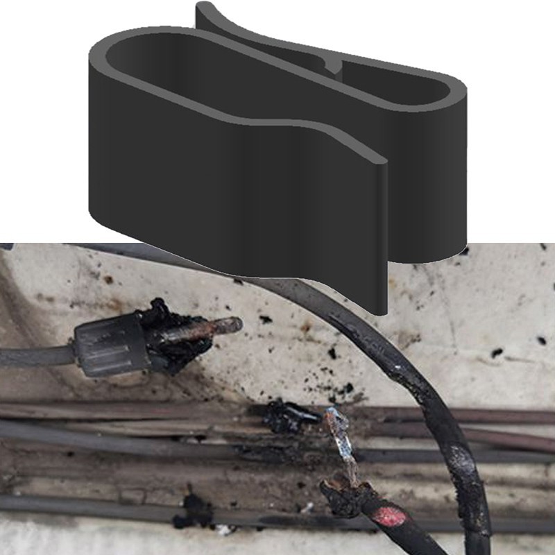 Solar Panel Clip Cable Mount Temperature Resistant Wire Holder Organizer