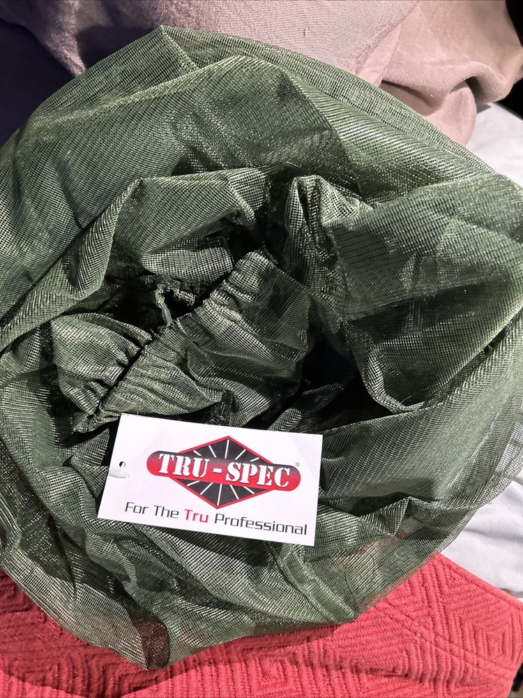 Tru-Spec Mosquito Net Hat NEW Hunting Woods Solid Green