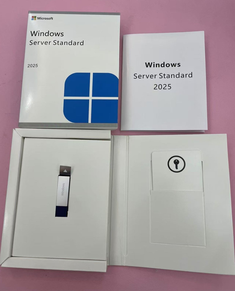 Microsoft Windows Server 2025 Standard 24 Core 50 CALs USB Installation