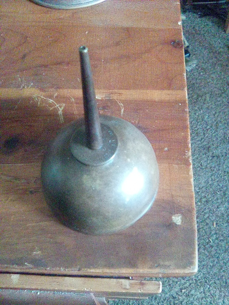 Rare HA Williams Mfg Co Brass Oiler
