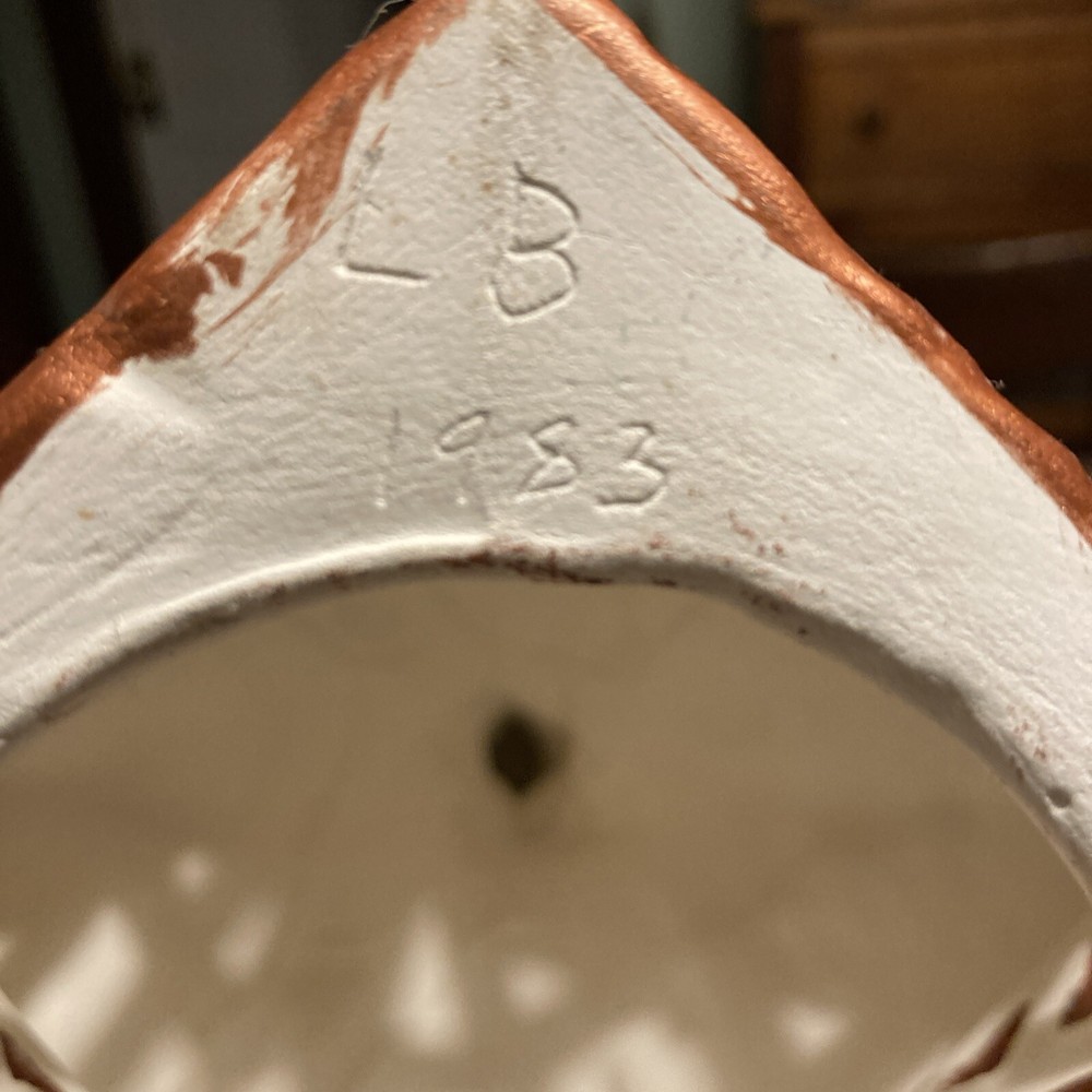 Christmas Ceramic Post Lantern With Snow And Red Bird Cardinal