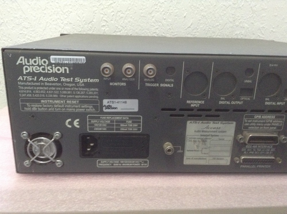 Audio Precision ATS1-41148 Audio Test System ATS-1