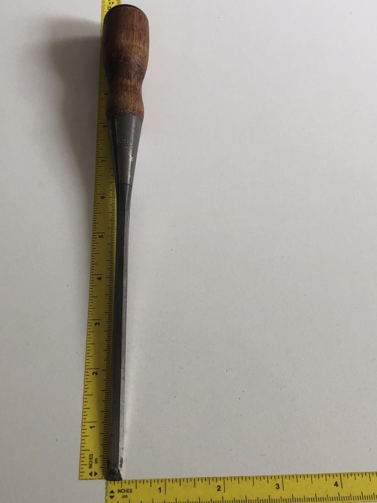 Stanley Everlasting Chisel No.20 Rare 1/4”Antique Solid CabinetMaker Carpenter