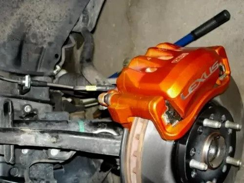 Orange Anodized Coating Brake Engine Custom Caliper Paint High Temp Coat Spray..