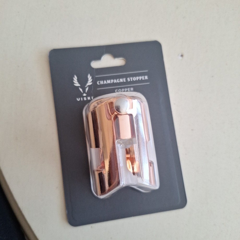 NEW VISKI Champagne Stopper COPPER