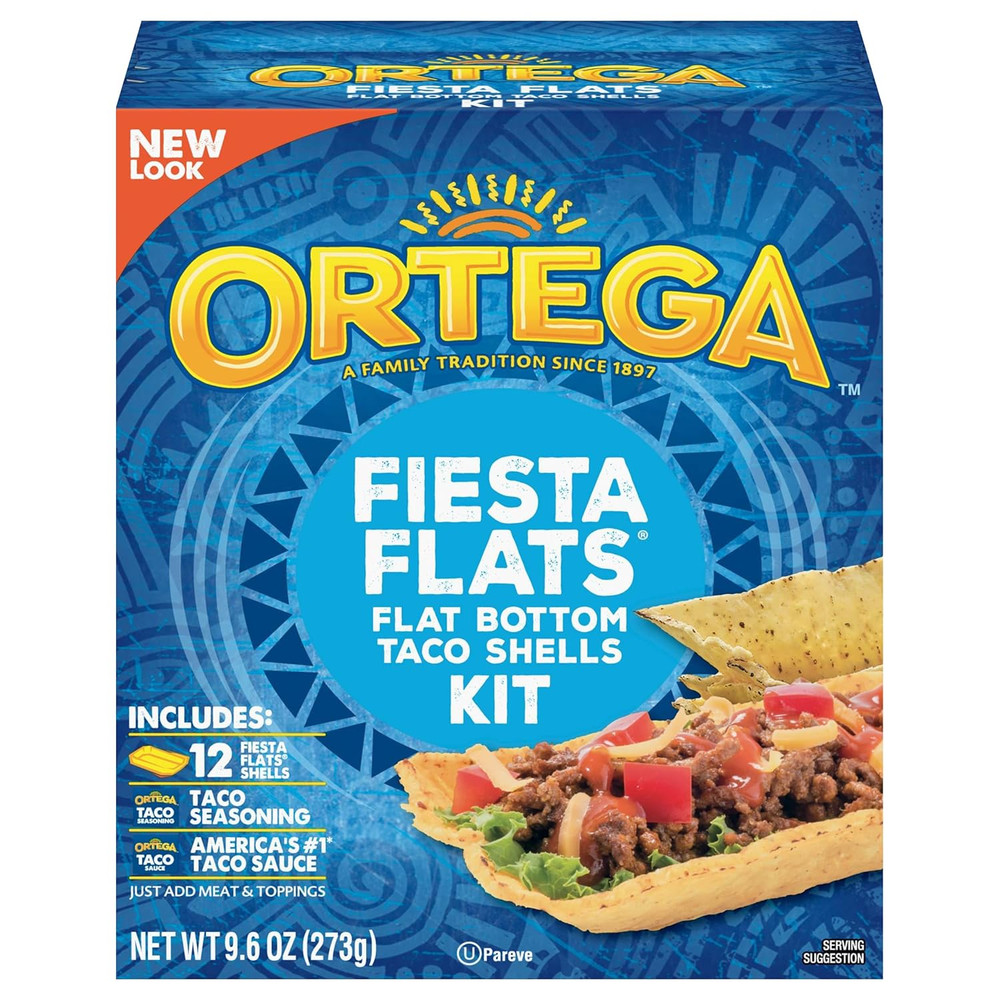 Taco Dinner Kit, Fiesta Flats Tacos, 12 Count