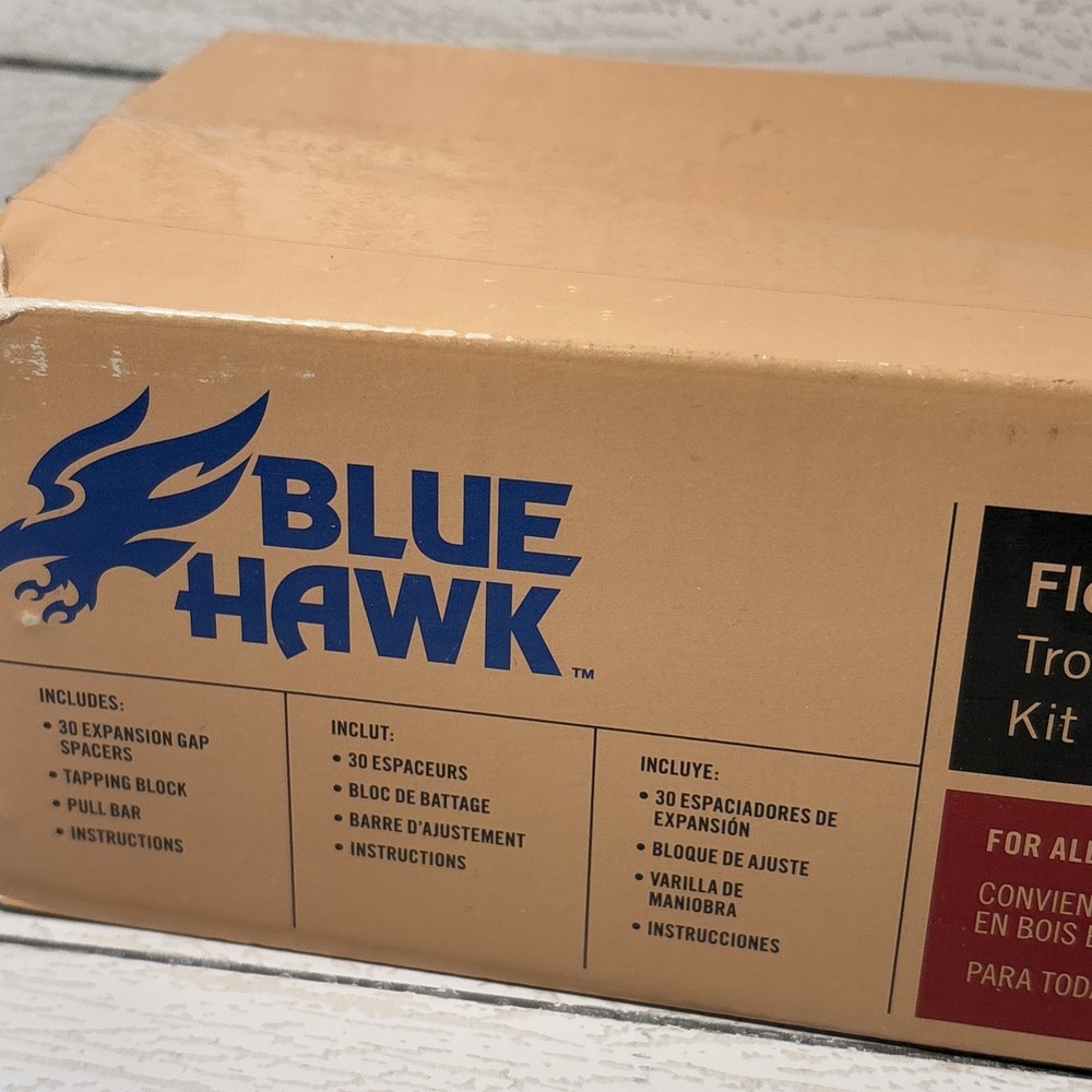 Blue Hawk Flooring Installation kit Tapping block, pull bar 30 expansion spacers