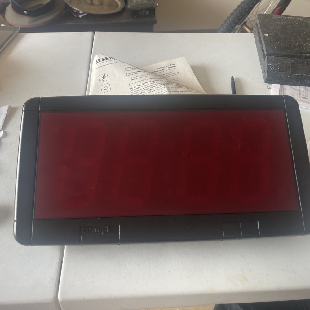 Simplex Clock Model, 6334-9140