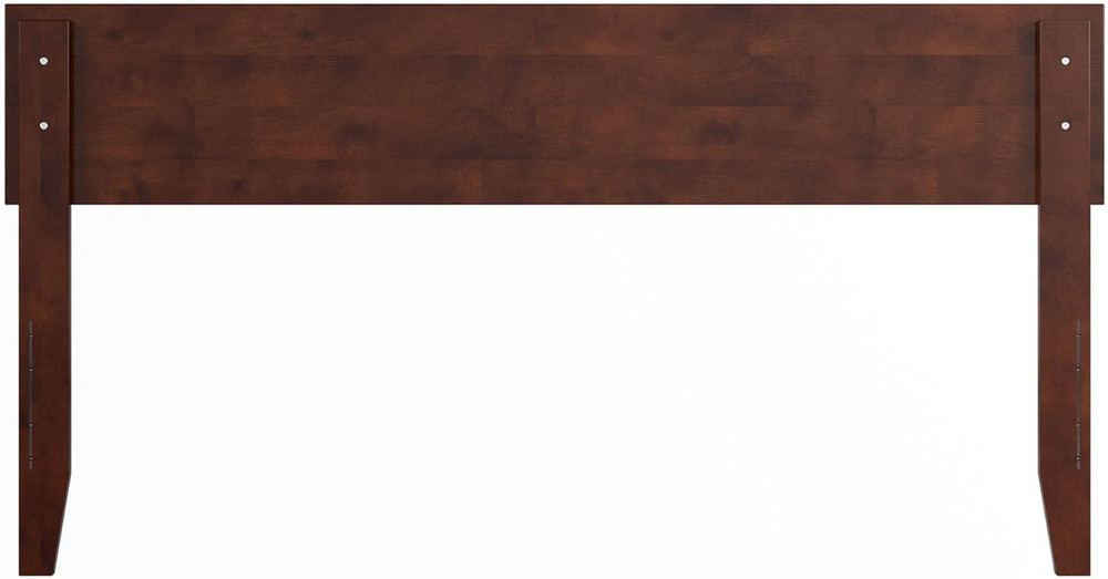 Orlando Modern Solid Wood Headboard, Queen, Walnut