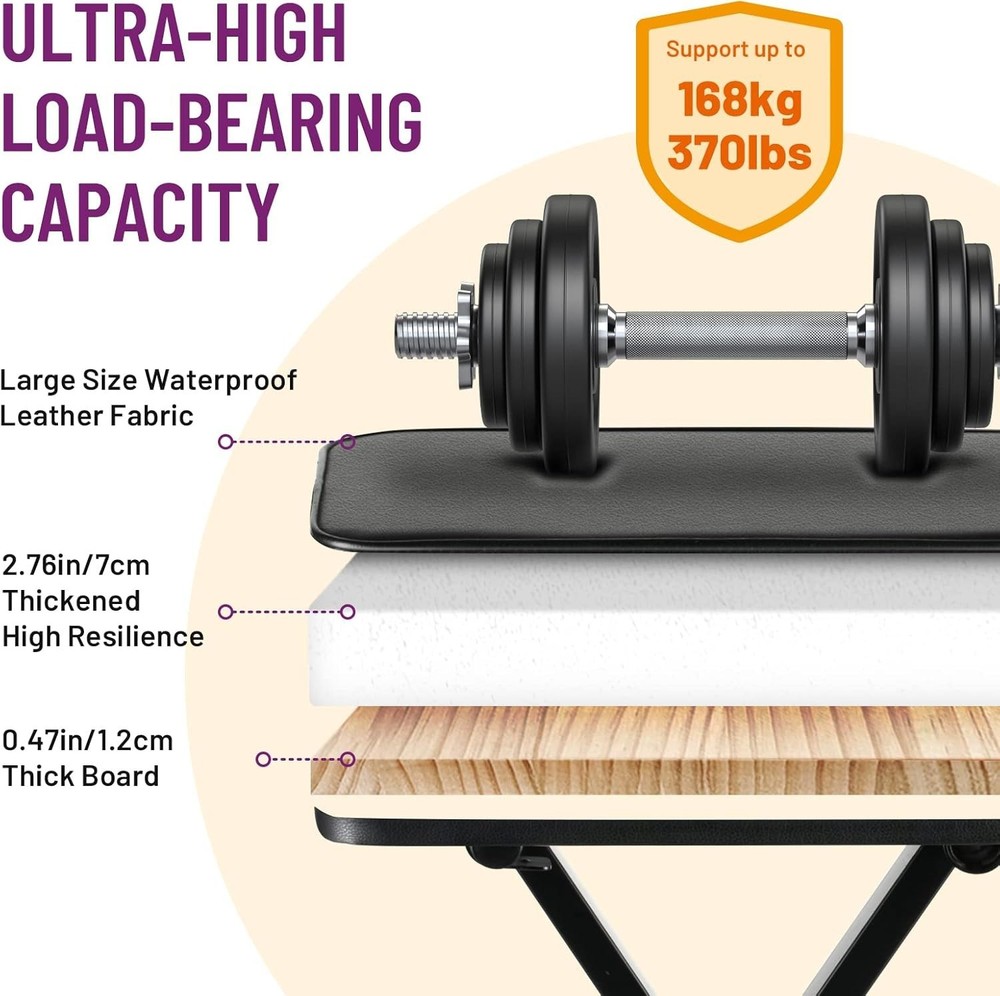 X-Style Adjustable Padded Keyboard Bench