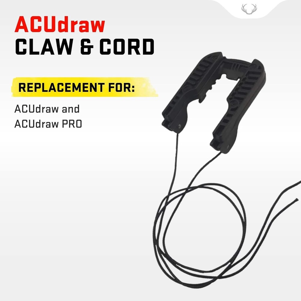 ACUdraw Claw with Self-Centering Draw Cord - For Consistent Cocking with Less...