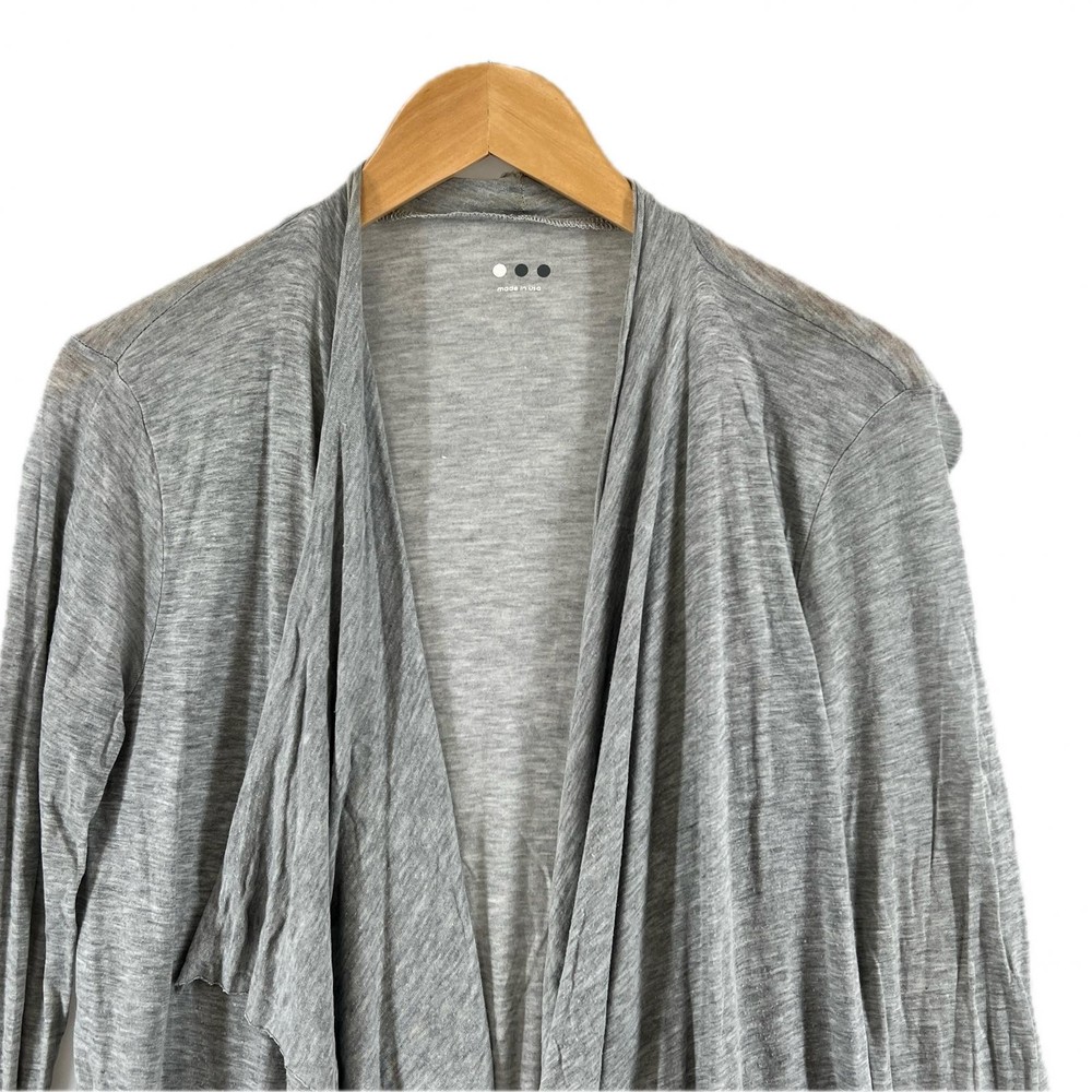 three dots cardigan gray polyester Women