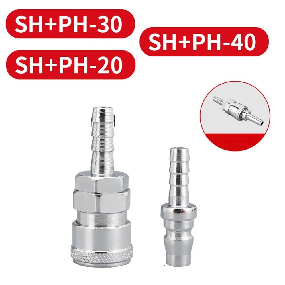 Spring Loaded Quick Release Air Line Hose Fitting Coupler for Compressor SH20