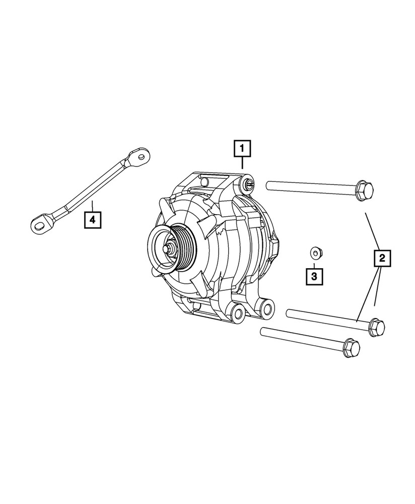 Genuine Mopar Hex Flange Head Bolt 6104230AA