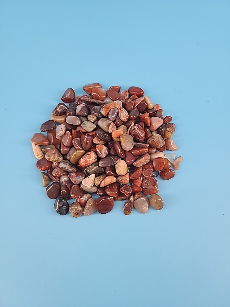 Mixed Polished Agate Lot 8 Oz Rocks Jewelry Making