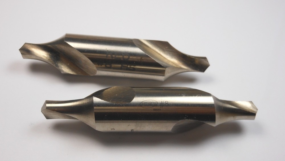 KEO Combo Drill/Countersinks #8 HSS 60° 3-1/2" OAL (2 Pcs)