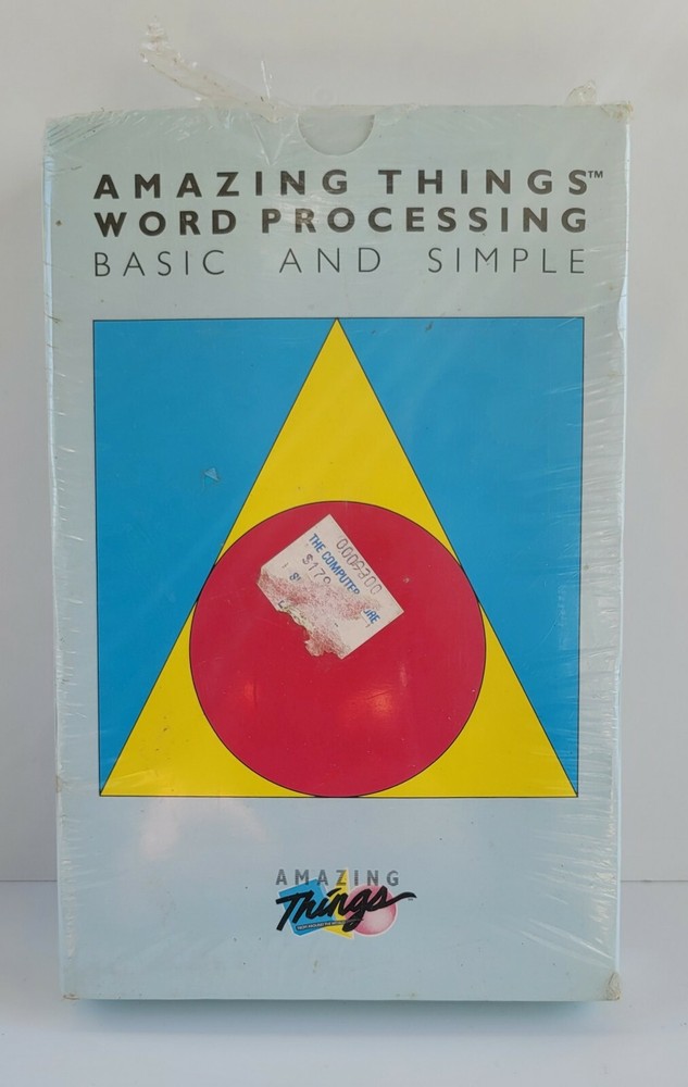 Vintage Amazing Things Word Processing Basic and Simple. Sealed