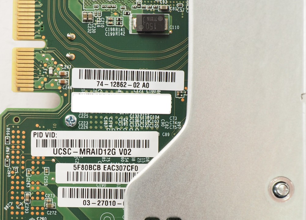 Cisco USCS-MRAID12G SAS PCIe RAID Card w/ 4GB Cache USCS-MRAID12G-4GB