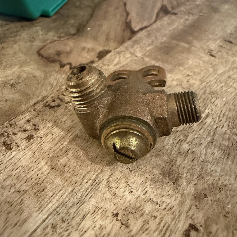 VINTAGE BRASS PETCOCK / DRAIN VALVE - Help Identify Please?