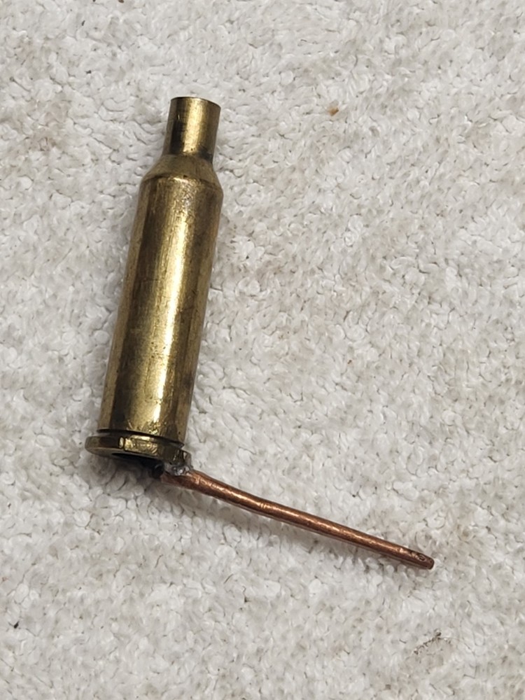 Tool — Repurposed Brass Case w/ Copper Handle — Primer/Bench AcceTool?