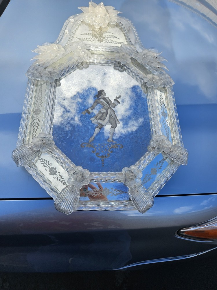 Saviati Murano Venitian Glass Mirror