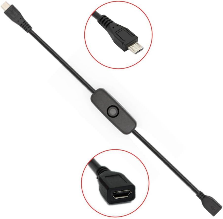 Raspberry Pi Zero Case, Case for Raspberry Pi Zero 2 W, with Heatsink, HDMI Adap