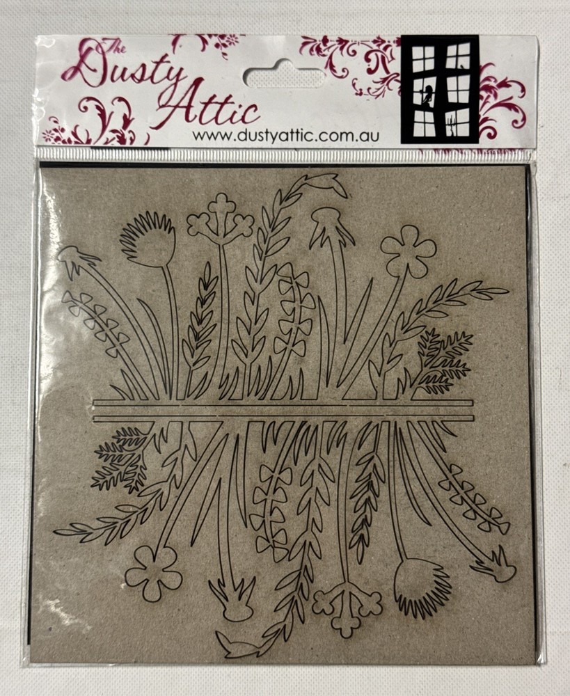 Dusty Attic, Chipboard, Botanic Trim, DA3328Y