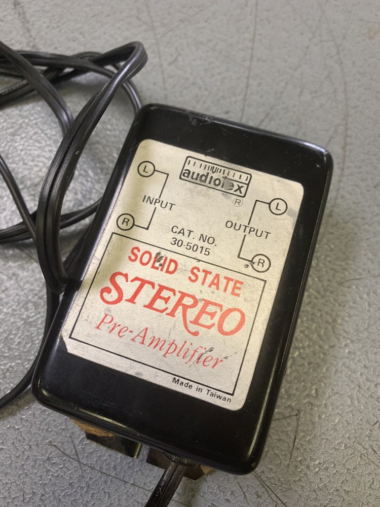 Vintage Audiotex Solid State Stereo Preamp Cat No 30-5015
