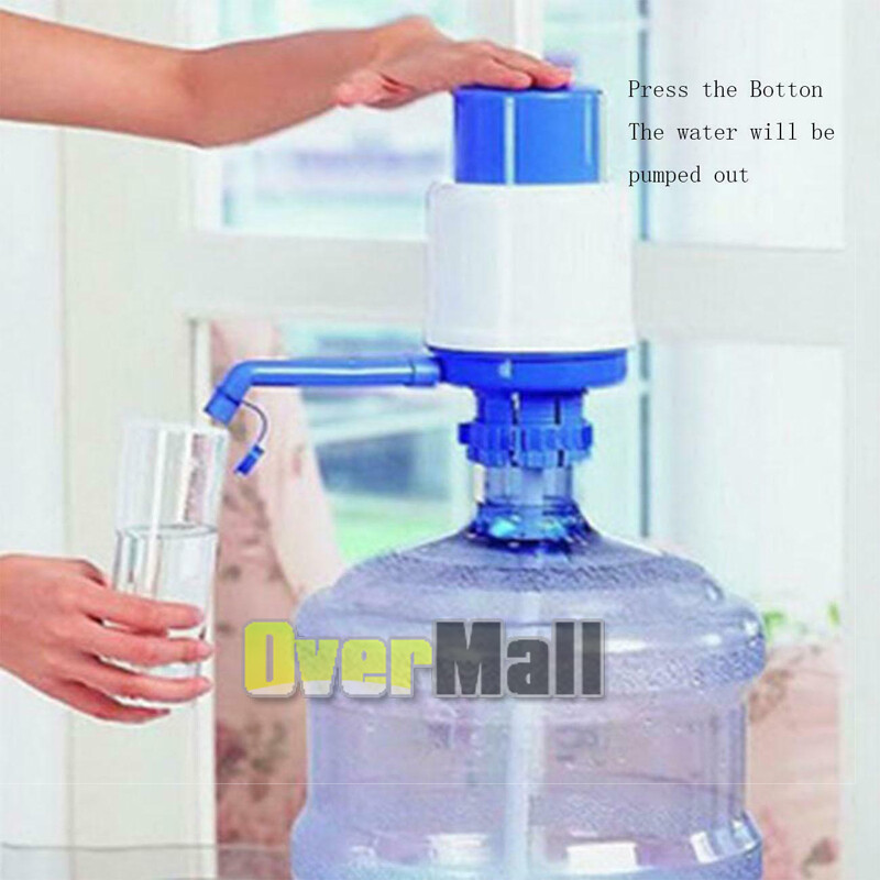 5 Gallon Bottled Drinking Water Pump Hand Press Removable Manual Dispenser-Tool
