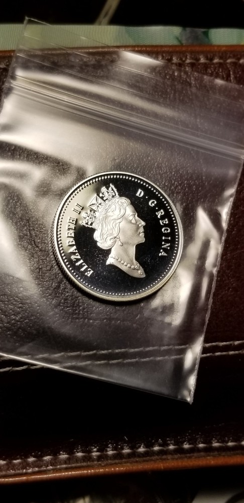 Canada 2000 Silver Proof Gem 50 Cent Coin.