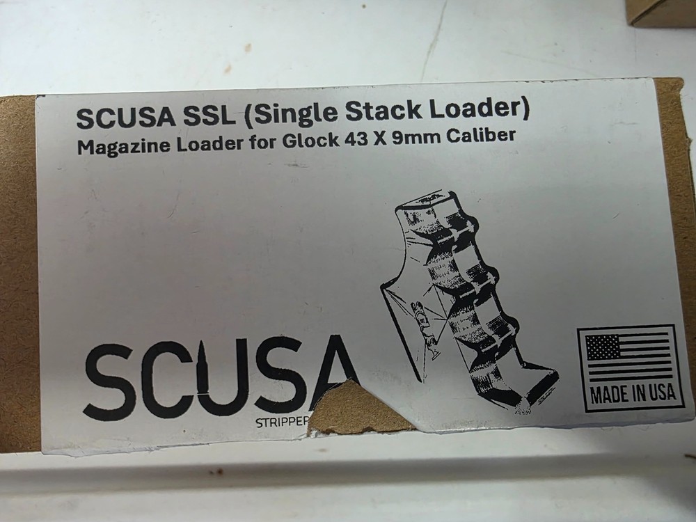 SCUSA SSL Single Stack Loader fits Glock 43x NEW in package LIME